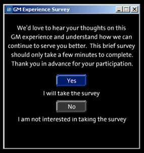 GM eBooklet: survey prompt