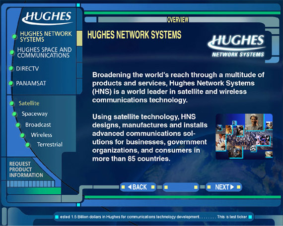 Kiosk development for a trade show. Included interface design and all Director, Lingo, HTML, and Javascript development