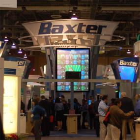 typical trade show installation, Las Vegas 2007