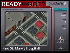 touchscreen kiosk interface for Valeant game